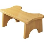Tabouret de toilette en bambou tabouret de toilette accroupi escabeau de toilette en bois tabouret de ...