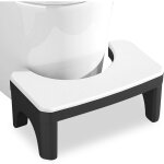 Tabouret de toilette, multifonction, pliable, pour la maison, pratique et compact, stable, permet une ...