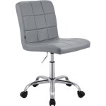 Tabouret de travail darfield gris similicuir