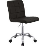 Tabouret de travail darfield marron similicuir