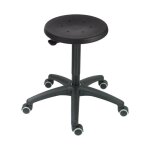 Tabouret de travail  roulettes stier, hauteur d'assise 420 - 610 mm, assise en pu