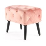 Tabouret en velours piano 60cm rose Tabouret en velours piano 60cm rose