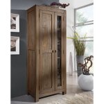 Massivmoebel24 - armoire 70x45 palissandre huil gris taupe nature grey 0125