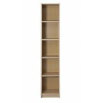 Topkit - tag�re berlin classic 8002 |meubles de salon | biblioth�que �troite|ch�ne