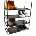 Oxeo - tagre  chaussures - capacit 12  16 paires de chaussures - 4 niveaux - 57 x 27 x 72 cm - porte ...