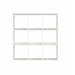 Meubletmoi - tag�re cube 9 casiers d�cor blanc - classico