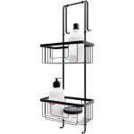 Tagère de douche et salle de bain, organisateur - serviteur de douche à suspendre, rangement de bain ... Tagère de douche et salle de bain, organisateur - serviteur de douche à suspendre, rangement de bain ...