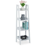 Relaxdays - tagère droite, 4 niveaux, meuble de rangement pour décorations, plantes et livres, hlp : ... Relaxdays - tagère droite, 4 niveaux, meuble de rangement pour décorations, plantes et livres, hlp : ...