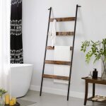 Tagre chelle incline, porte - serviettes, 5 niveaux, largeur 65 cm, cadre en acier, pour couvertures, ...