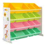 Songmics - tagère pour jouets, meuble de rangement pour enfant, organisateur, avec 16 coffres amovibles ... Songmics - tagère pour jouets, meuble de rangement pour enfant, organisateur, avec 16 coffres amovibles ...