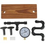 Tagère murale en fer forgé, gain de place, style industriel rétro, support de rangement mural pour tuyaux ... Tagère murale en fer forgé, gain de place, style industriel rétro, support de rangement mural pour tuyaux ...