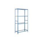Tag�re � pneus, rangement 10 pneus, 2000x1200x400 mm, m�tal renforc�, garage atelier, bleu / galvanis� ...