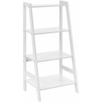 Helloshop26 - tagre de rangement escalier pour salle de bain meuble de stockage forme chelle  4 niveaux ...