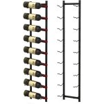 Goplus �tag�re � vin murale pour 9 bouteilles - porte - bouteilles suspendu en m�tal - 22x13, 5x109cm ...