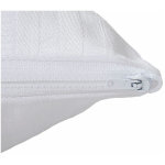 Taie d'oreiller en satin gaufr� 70 cm