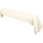 Taie de traversin uni coton alto 230x43 cm