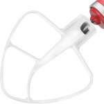 (taille 4. 5qt / 4. 3 l) batteur plat k45b compatible pour kitchenaid k45 ksm75 ksm90 ksm103 ksm110 ksm150 ...