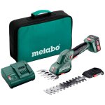 Taille - herbe 12v metabo powermaxx sgs 12 q - 1 batterie li - ion 2ah + chargeur + sacoche de transport ...