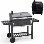 Taino - hero xxl set fumoir bbq chariot de cuisson au charbon de bois barbecue fumoir hotte