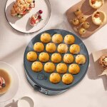 Takoyaki po�le �lectrique 18 trous 750 w portable octopus ball mini moule �lectrique antiadh�sif pour ...