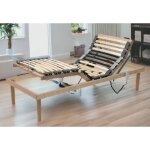 Sommier simple damiana, sommier à lattes en bois avec moteur, 100% made in italy, base orthopédique inclinable ... Sommier simple damiana, sommier à lattes en bois avec moteur, 100% made in italy, base orthopédique inclinable ...