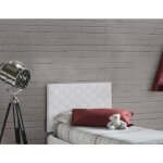 Tête de lit cleziana, tête de lit en simili cuir au mur, 100% made in italy, adapté pour lit simple, ... Tête de lit cleziana, tête de lit en simili cuir au mur, 100% made in italy, adapté pour lit simple, ...