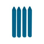 Craies bleues hexagonales x4 l. 120mm taliaplast - 400966