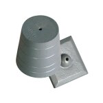 Taliaplast ? plomb de ma�on conique 500g ? pour lignes verticales pr�cises ? cordon 3 m�tres ? 420401 ...