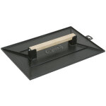 Ks tools - taloche plastique noire - poign�e bois - plateau alv�ol� - 270x180 mm - 144. 0521