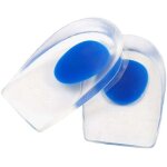 Talonnette epine calcaneenne 4 pi�ces - semelle talonette gel silicone orthop�dique - tendinite tendon ...