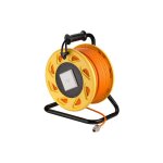 Tambour de c�ble r�seau mobile rj45, orange, c�ble d'installation cat - 7a s / ftp (1000 mhz) doublement ...