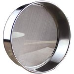 Tamis � farine en acier inoxydable, tamis � farine � mailles fines pour la cuisson des tamis � farine, ...