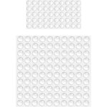 Tampons anti - collision porte 150 pi�ces ? transparent en silicone auto - adh�sif, amortisseur & but�e ...