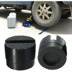 Tampons caoutchouc universels cric voiture, support cric hydraulique, protection soubassement lors du ...