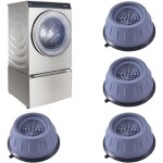 Tampons  pied machine  laver 4 pices universal tapis anti - vibration pour machine  laver - caoutchouc ...