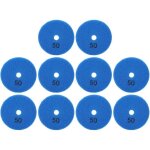 Tampons de ponceuse, disques de pon�age 10 pi�ces 3 pouces, tampons polissant le diamant de polissage ...