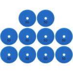 Tampons de ponceuse, disques de pon�age 10 pi�ces 3 pouces, tampons polissant le diamant de polissage ...