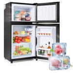 Tanant - r�frig�rateur �conomique 60l, hauteur 86 cm, r�frig�rateur 38l + cong�lateur 22l, �conomie d'�nergie, ...