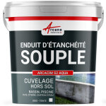 Tanchit, bassin, citerne, bton, enduit, souple, pour ouvrage hors - sol ou fissur, piscine, sous ...