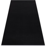 Rugsx - tapis antid�rapant rumba couleur unique noir black 70x200 cm