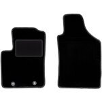 Tapis avant noirs pour : fiat 500 cabriolet, berline (2007 - 2013) Tapis avant noirs pour : fiat 500 cabriolet, berline (2007 - 2013)