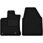 Tapis avant noirs pour : nissan qashqai i j10 (large) crossover (2007 - 2013) Tapis avant noirs pour : nissan qashqai i j10 (large) crossover (2007 - 2013)