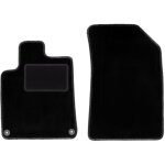 Tapis avant noirs pour peugeot 407 coupé, berline, break, sw (2004 - 2011) Tapis avant noirs pour peugeot 407 coupé, berline, break, sw (2004 - 2011)