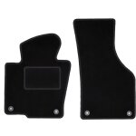 Tapis avant noirs pour : volkswagen passat b7 berline, break, variante, alltrack (2010 - 2014)