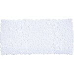 Tapis de baignoire blanc dimensions 71 x 36 cm - wenko 20276100 paradise