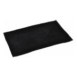 Tapis de bain microfibre 'sweety' 45x75cm noir