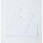 Tapis de bain et contour wc en coton ? blanc - homescapes Tapis de bain et contour wc en coton ? blanc - homescapes