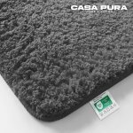 Tapis de bain sky uni polyester gris sombre 50 x 80 cm Tapis de bain sky uni polyester gris sombre 50 x 80 cm