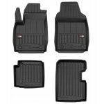 Tapis en caoutchouc pour fiat 500 hybride à partir de 2020 - 3d trough Tapis en caoutchouc pour fiat 500 hybride à partir de 2020 - 3d trough