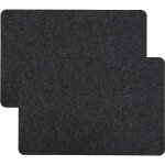 Tapis r�sistant � la chaleur pour hei�luftfritteuse, 2 pi�ces surface r�sistante � la chaleur comptoirs ...